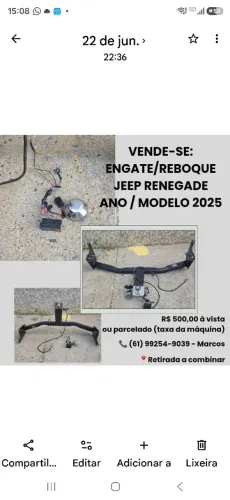 Engate/Reboque para JEEP