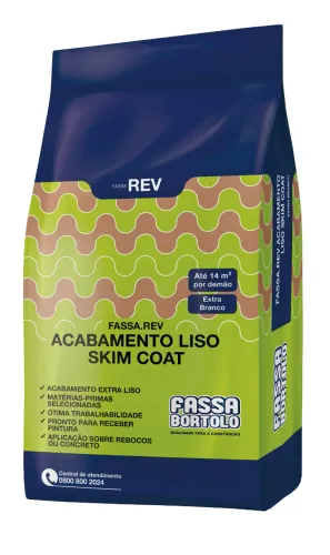 FASSA.REV ACABAMENTO LISO SKIM COAT 10KG (Fassa Bortolo) - R$49,90