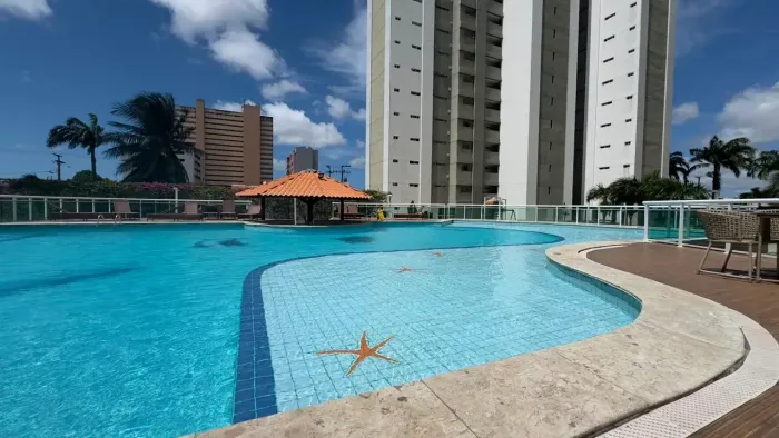 Apartamento com 4 quartos e área de lazer completa para alugar na Parquelândia