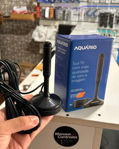 Antena Digital Interna 5 Metros de cabo - Promoção 