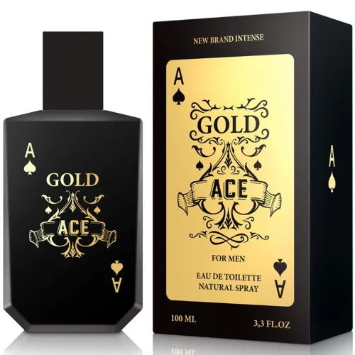 Perfume Maculino New Brand Intense Gold Ace