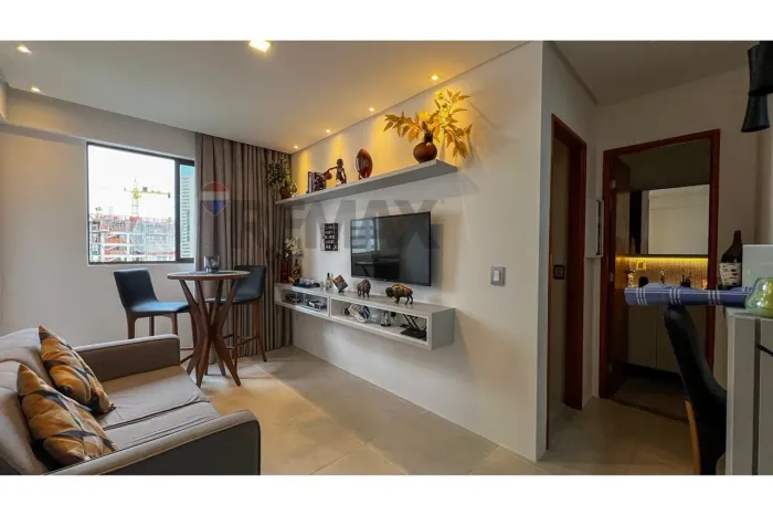 Flat à venda de 1 quarto com 31 metros em Boa Viagem, Recife.