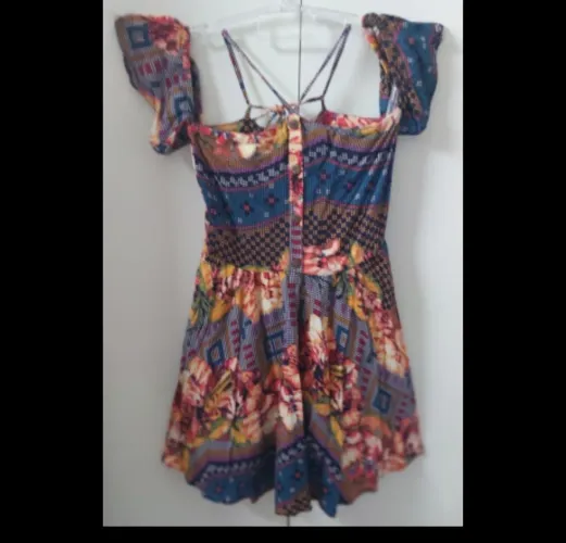 Vestido viscose infantil 8 anos