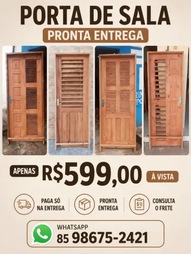 Portas de sala pronta entrega
