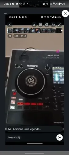 Controladora Numark Mixstream Pro "com Case"