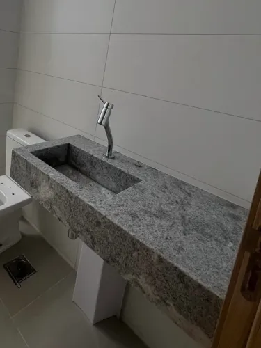 Bancada em granito cinza