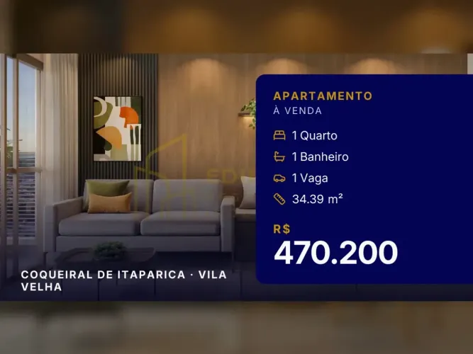 Invista em qualidade de vida: apartamento no Coqueiral de Itaparica!