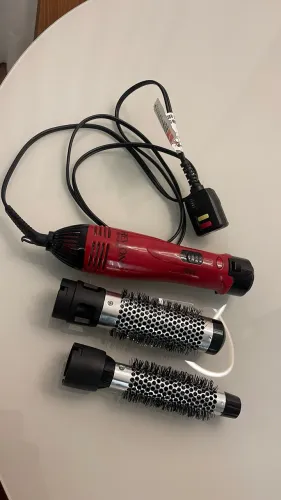 Escova Secadora Rotativa Revlon 2 em 1 - Vermelha