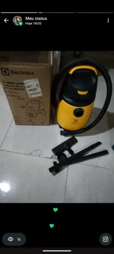 Aspirador de pó e água 