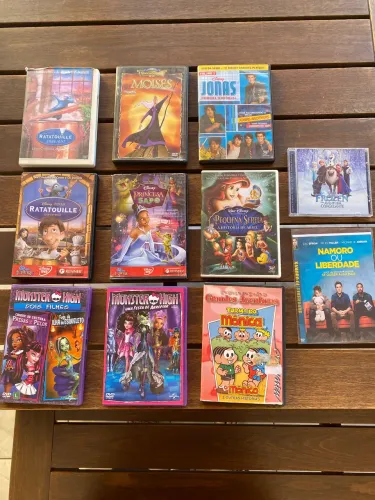 DVDs diversos 11 unidades
