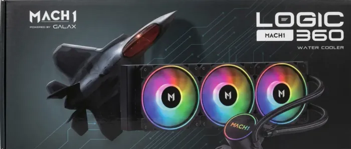 Water Cooler MACH1 Logic, RGB, 360mm, AMD e Intel, Preto - GK360