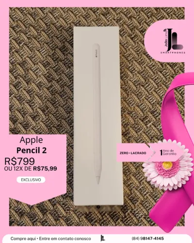 APPLE PENCIL 2, LACRADO, EXCLUSIVO!