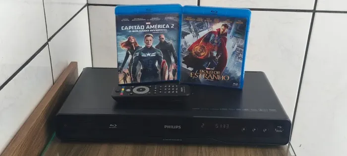 Blu-ray player Philips+Discos Originais