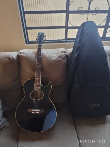 Violão elétrico aço Eagle GL-36BK
