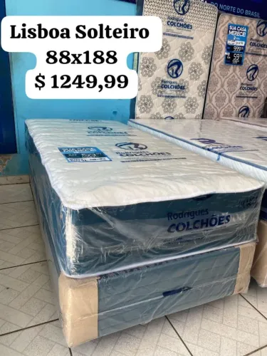 Cama Solteiro 88x188 Molas ensacadas - 2 densidades progressivas..super oferta!!!