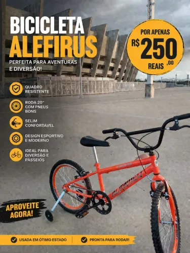 Bicicleta pra criança