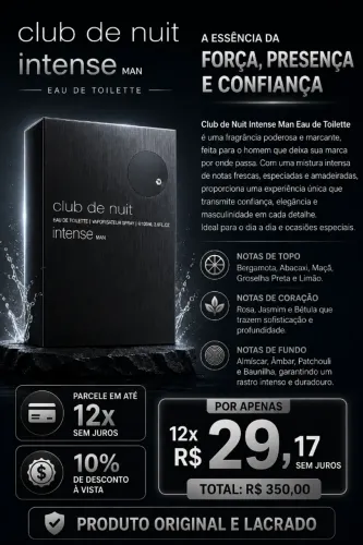 PERFUME IMPORTADO CLUB DE NUIT