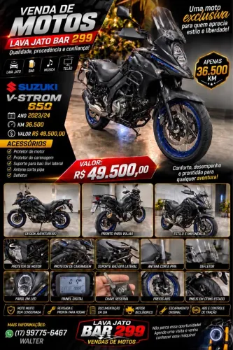 v - strom Xt 650 ano 2023/24 pronta para viagem