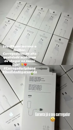 CARREGADOR DE IPHONE PRA VENDER?, FAZEMOS ENTREGA ?