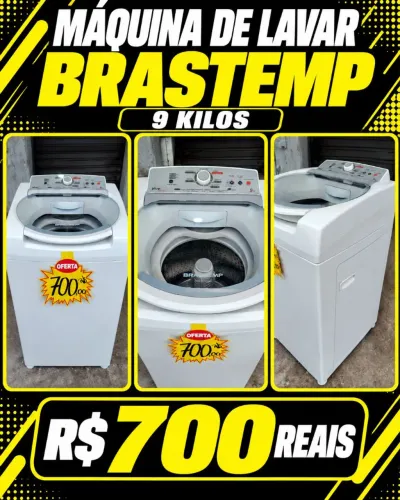 MÁQUINA DE LAVAR 9 KILOS BRASTEMP