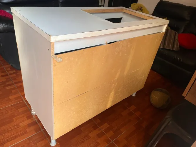 Armário para fogão coktop