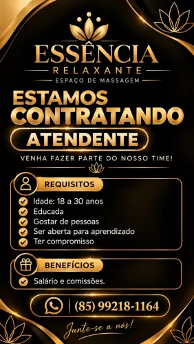 Vaga para feminino