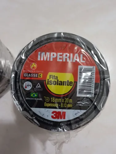 Fita isolante 3M R$7,00 e Fita dupla face 3M - R$50,00