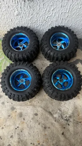 Jogo de rodas automodelo monster truck