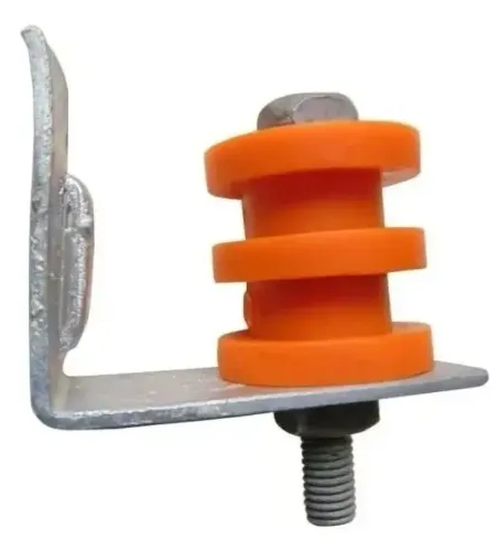 Suporte Dm Simples Galvanizado Para Roldana Nylon (50un)