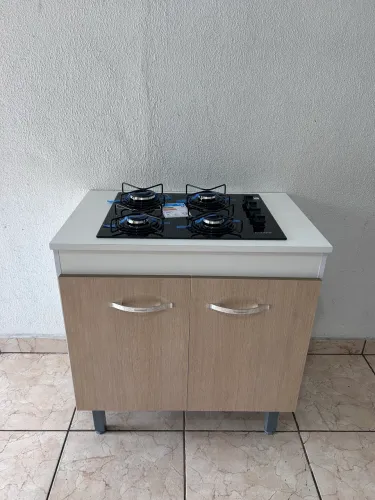 Fogão Cooktop e Balcão 0,80cm NOVOS
