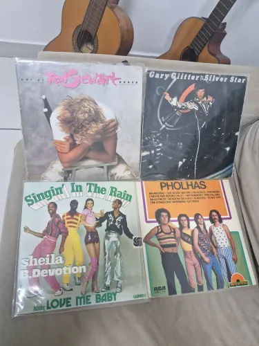 Vinil Rod Stewart Gary Glitter Pholhas