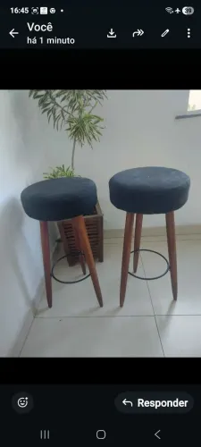 Kit 2 banquetas