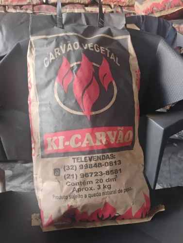 Carvão 3 kg alta qualidade!!!