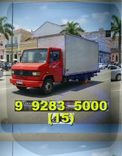 Frete com qualidade e segurança! TransMudanças 15?9?9283?5000 disponível!