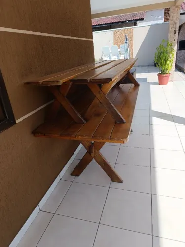 Mesa para churrasqueira 