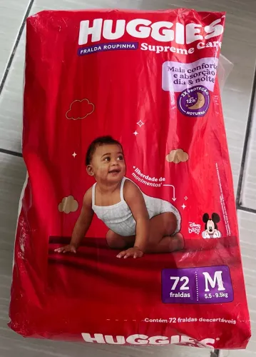 Fraldas tamanho M( Pacotes Lacrados)