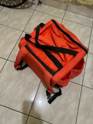 Mochila bag com isopor