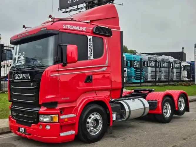 Scania R440 6x2 Ano 2014 Automático Ar Condicionado Cama Grande Rodas de Alumínio Externas