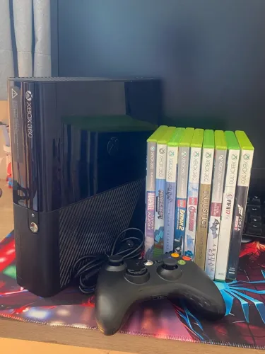 Xbox 360 Super Slim + 9 Jogos originais