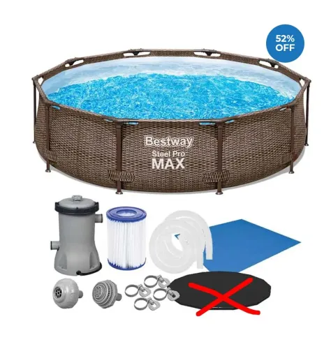 Piscina Bestway - Usada uma vez.