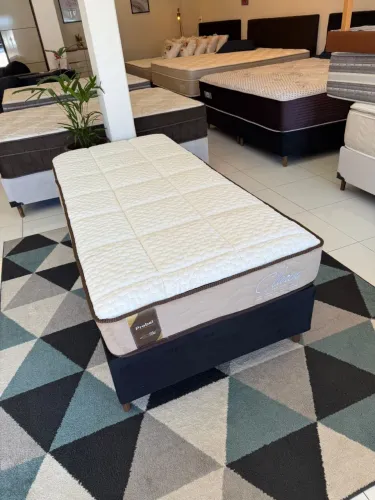 Cama box Solteiro com colchão TOP - Entrego! 