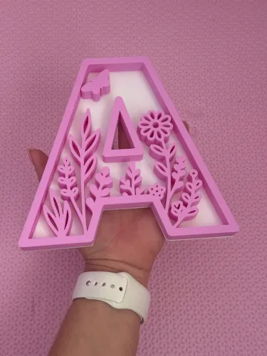 Letra Decorativa Personalizada para Quarto Infantil