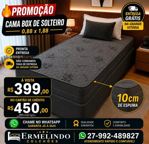 Camo box solteiro acoplada direto fabrica