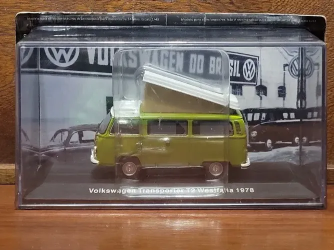 Volkswagen Kombi Transporter T2 Westfalia 1978 - Coleção VW Collection - Miniatura 1/43