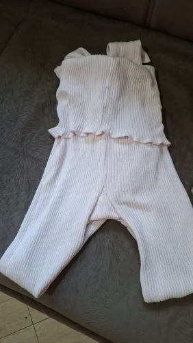 Calça Ballet Tricot Rosa - Usada duas vezes Somente