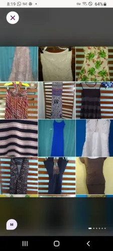Lote com 30 peças de vestido