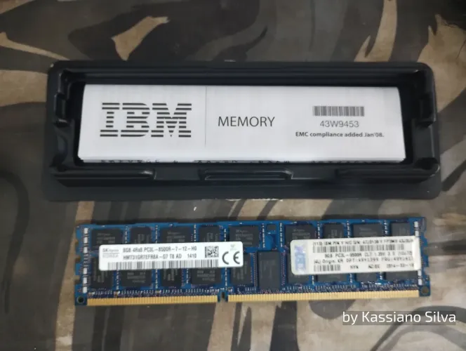 Memória 8gb-ddr3/8500/Ecc-registrada IBM servidor