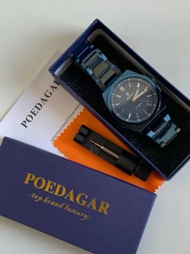 Relógio Poedagar Azul- Novo