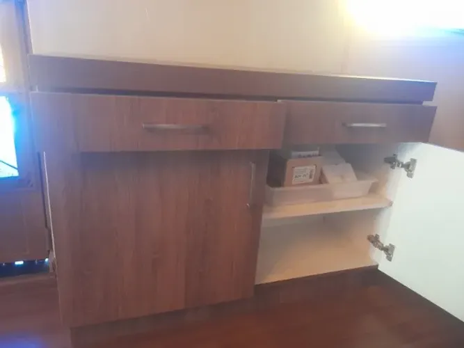 armário baixo mdf escritório reforçado