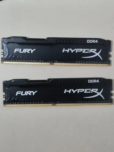 16gb 2x8gb memória RAM DDR4 Kingston hyperx fury 2400mhz